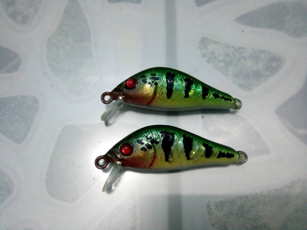 3.5cm 2.5 G Slowsink Peacock bass & custom colors (jewelry eyes)