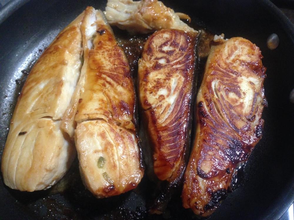 ปลา Halibut Miso กับข้าว Rice Berry