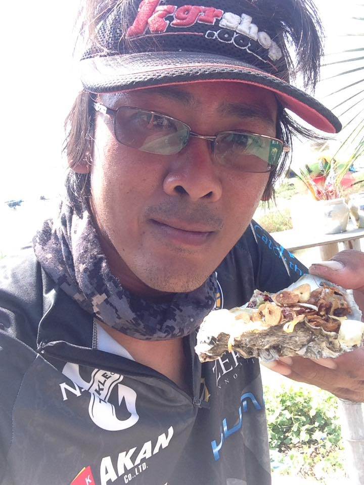 ตกกระพง กินหอยนางรม