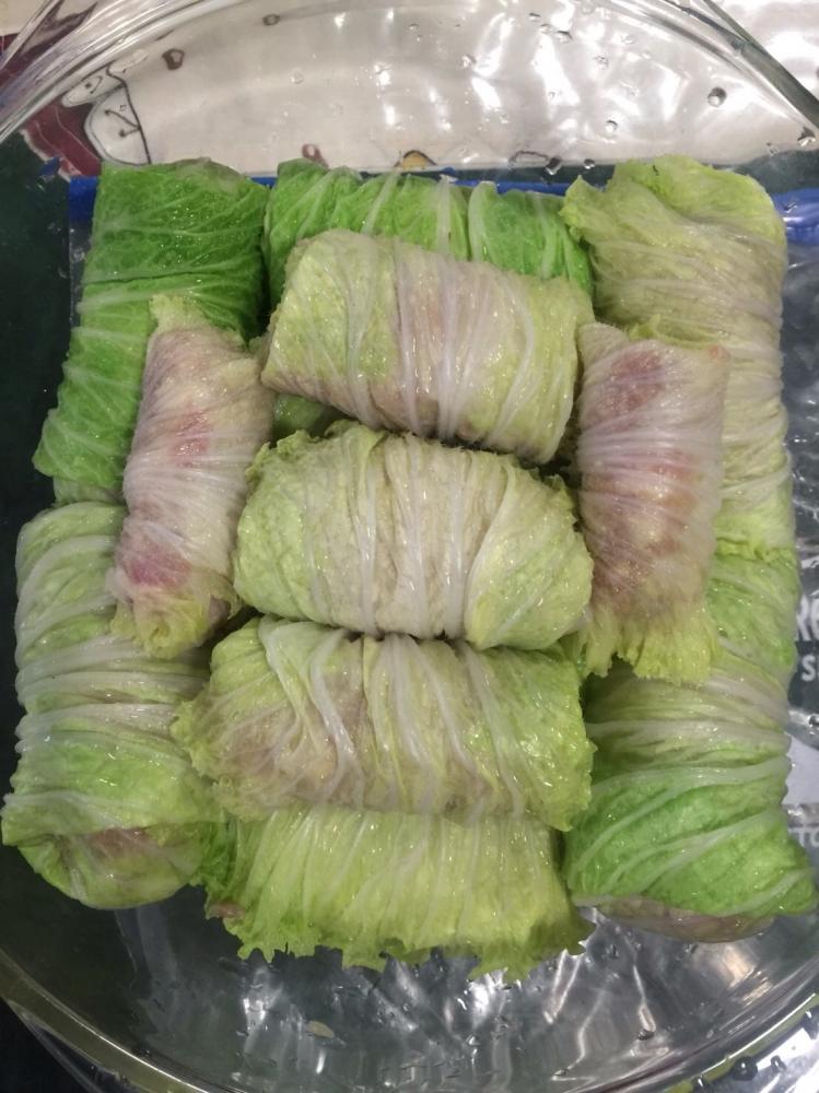 ต้มจืดผักกาดหางหงส์ยัดใส้หมูสับ