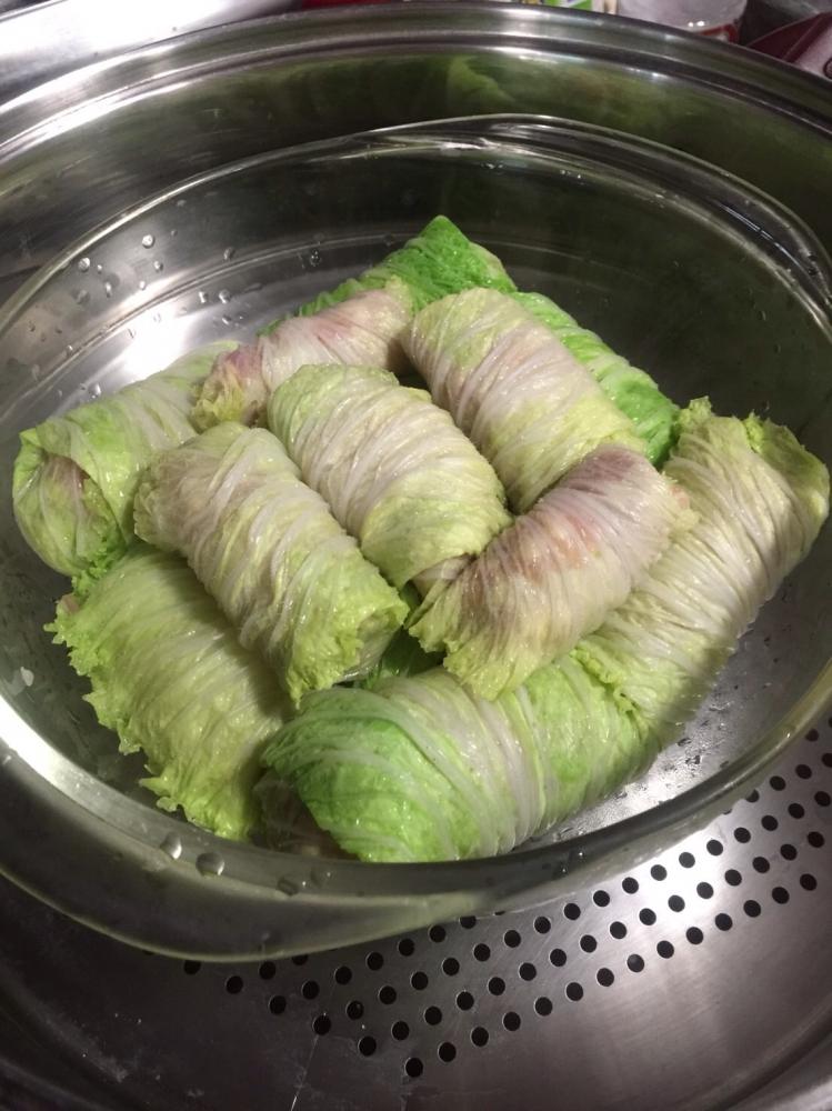 ต้มจืดผักกาดหางหงส์ยัดใส้หมูสับ