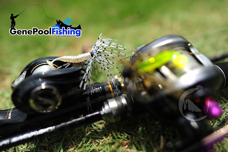 ตกปลาที่ บ่อไพรอท ด้วย  Rubber Jig และ  GenePool Rubber Worm101