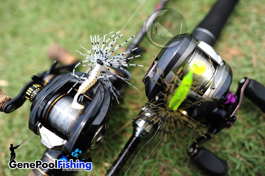 ตกปลาที่ บ่อไพรอท ด้วย  Rubber Jig และ  GenePool Rubber Worm101