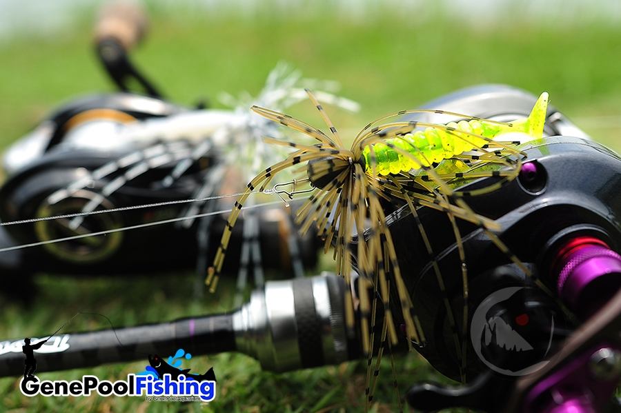 ตกปลาที่ บ่อไพรอท ด้วย  Rubber Jig และ  GenePool Rubber Worm101