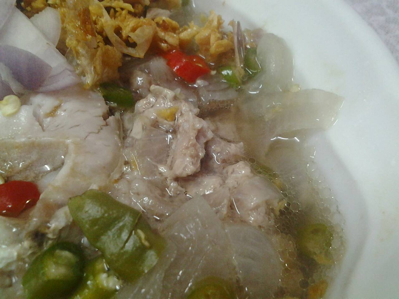 ปลาเค็มนึ่งหมูสับ