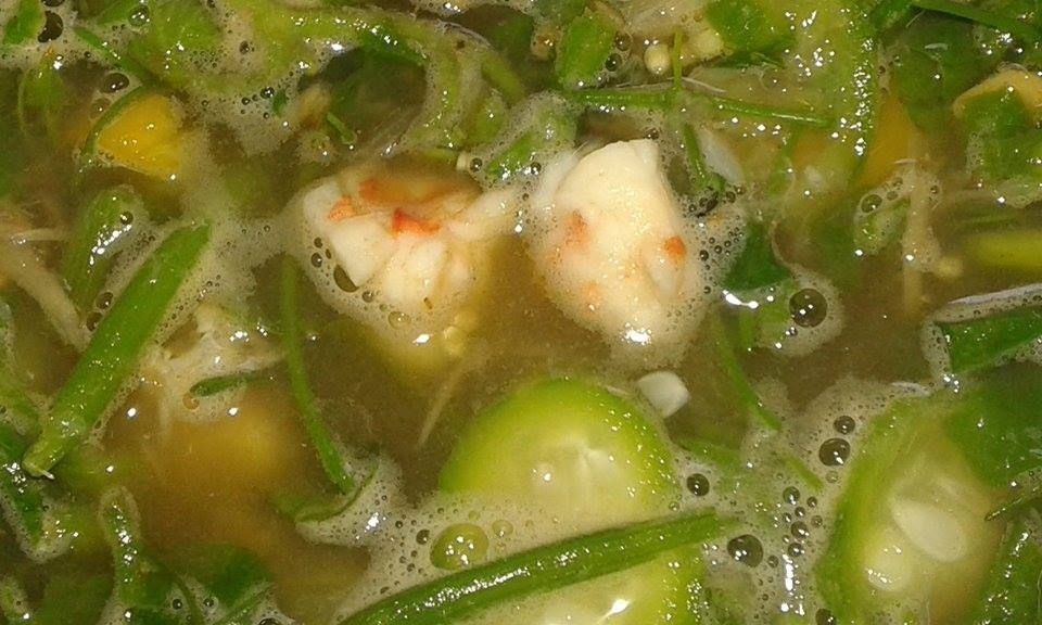 แกงเลียงกุ้งสด