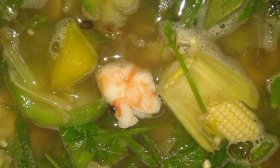แกงเลียงกุ้งสด