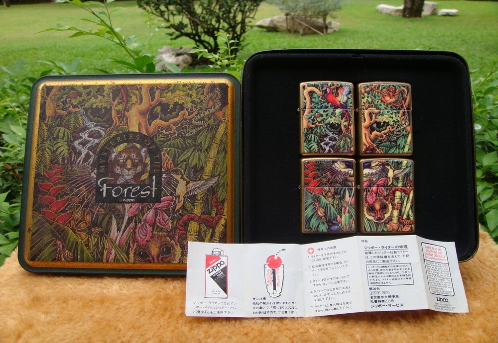 ***  TEEZA  ***  Show  !!  ZIPPO  MYSTERIES  OF  THE  FOREST  LIMITED  EDITION