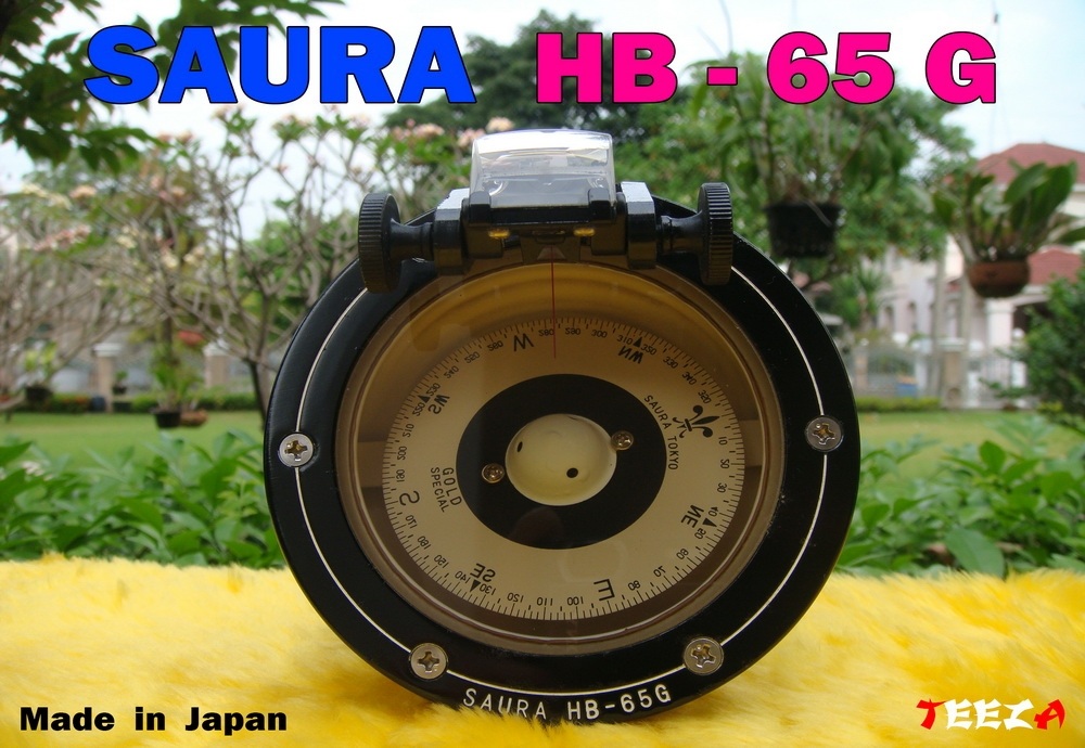 ***  TEEZA  ***  Show  !!  เข็มทิศ  SAURA  HB - 65G  II  Made  in  Japan