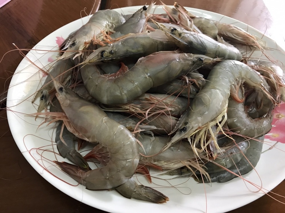 กุ้งโอวคั๊ก อบเกลือ