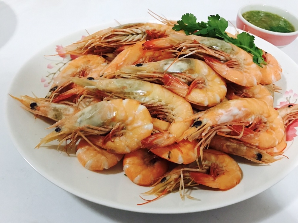 กุ้งโอวคั๊ก อบเกลือ