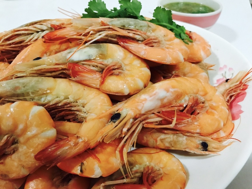 กุ้งโอวคั๊ก อบเกลือ