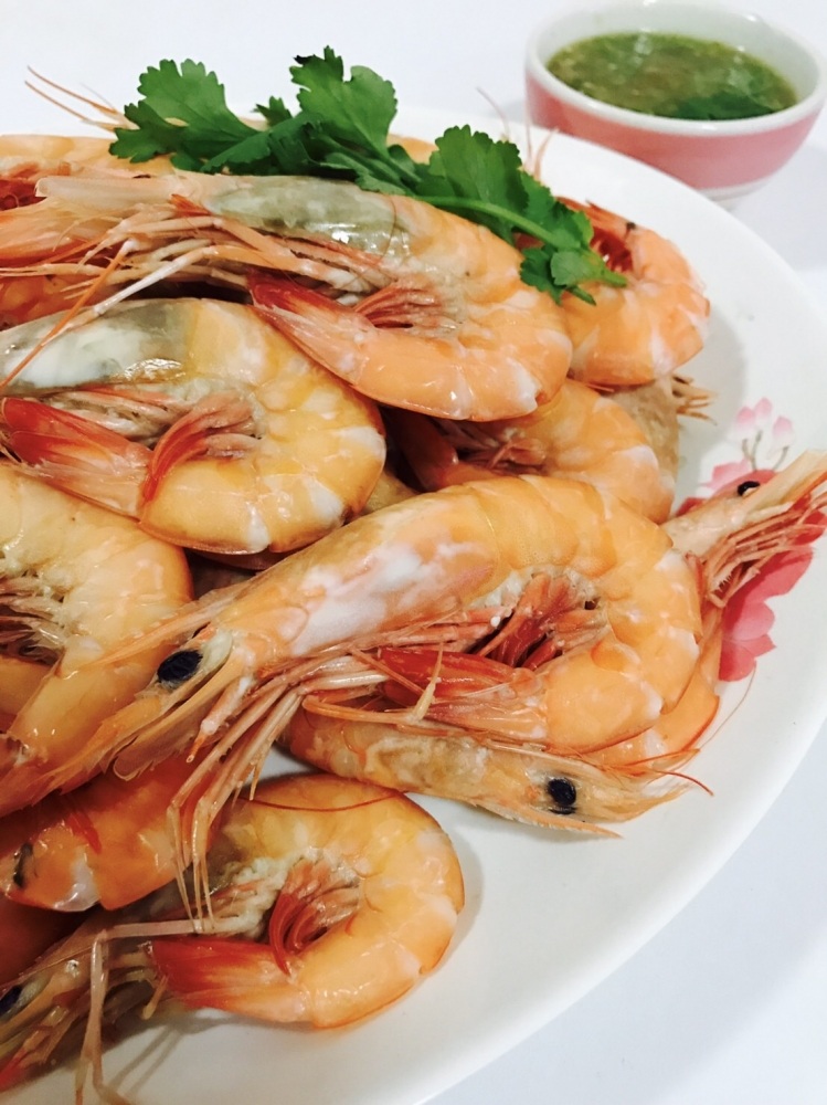 กุ้งโอวคั๊ก อบเกลือ