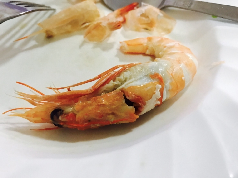 กุ้งโอวคั๊ก อบเกลือ