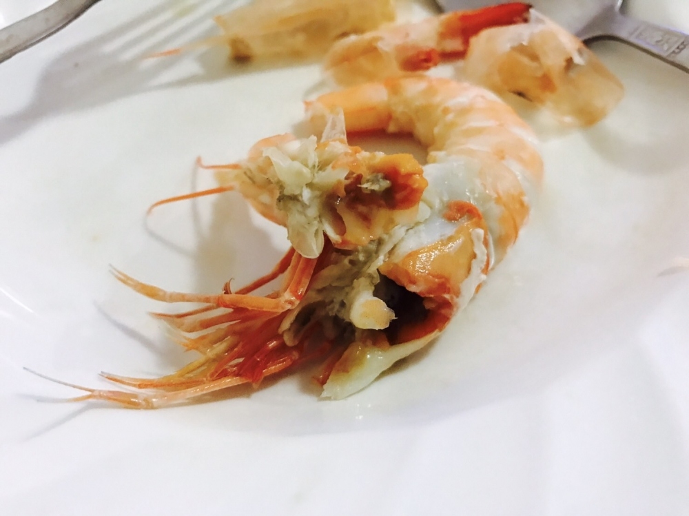 กุ้งโอวคั๊ก อบเกลือ