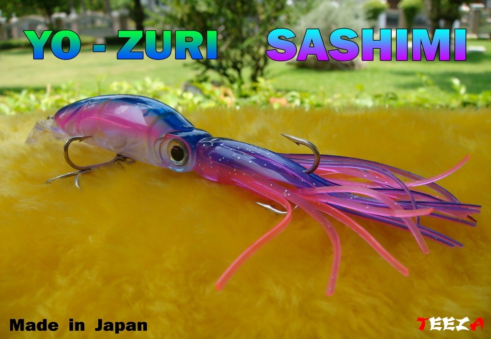 ***  TEEZA  ***  Show  !!  เหยื่อปลอม  YO - ZURI.F  SASHIMI  Made  in  Japan  !