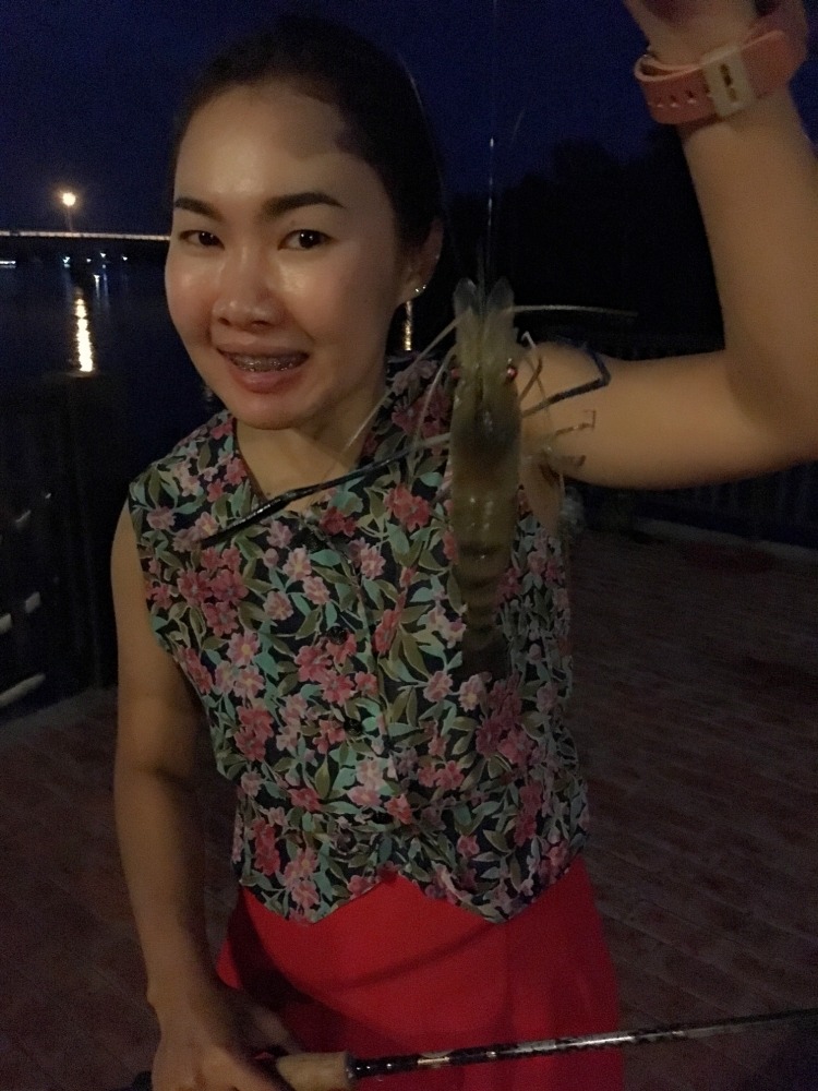 ตกกุ้ง อัมพวา