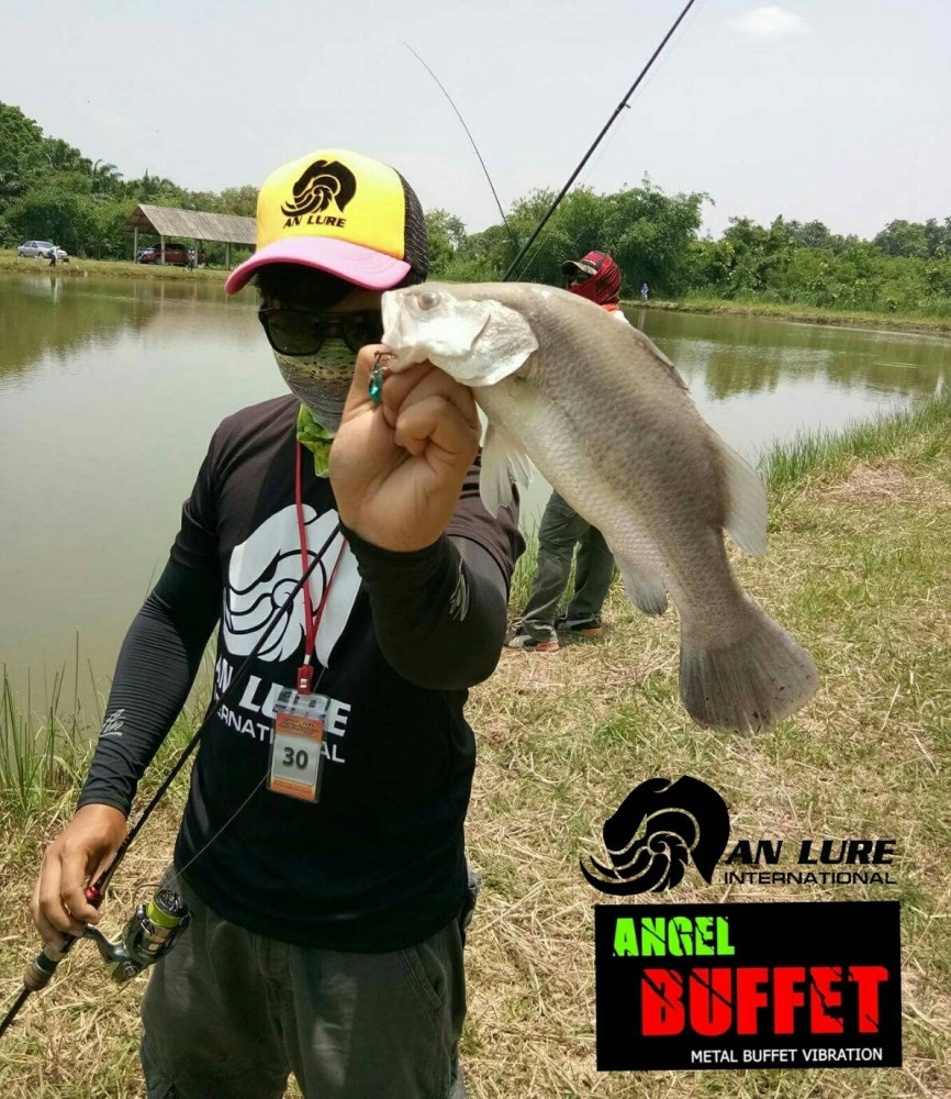 An Lure "Angel BUFFET" ฮือฮาทั้งบ่อ!!! เก็บตกกะพงบุฟเฟต์@บ่อสปิริตลำปาง