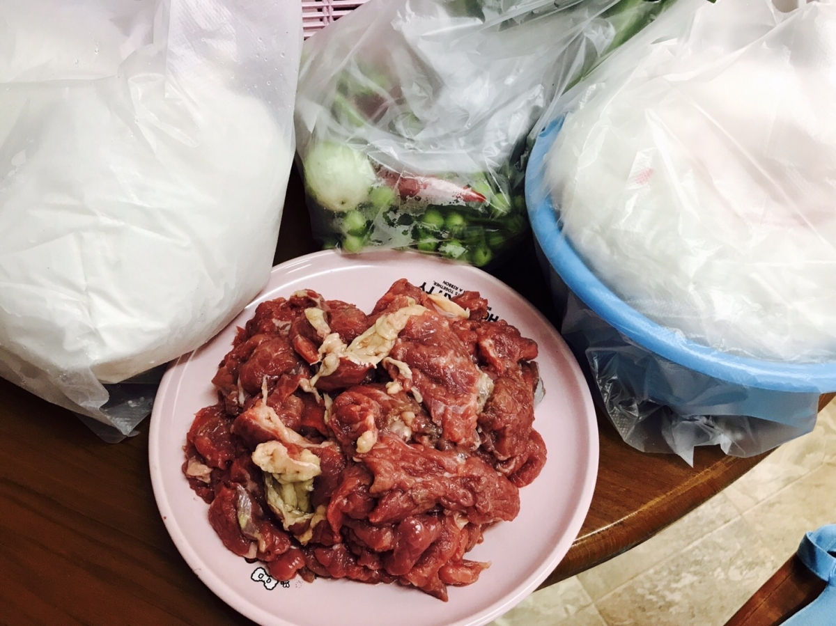 ขนมจีนแกงเขียวหวานเนื้อ