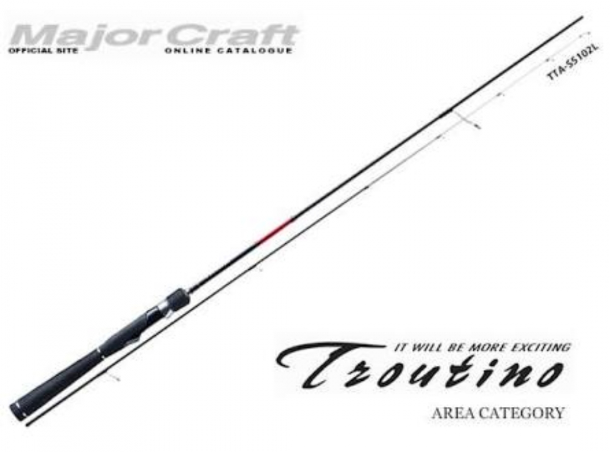 Major Craft Fine Tail Area  FTA-632 UL กับ Troutino Area Solid-Tip TTA-S622 UL ต