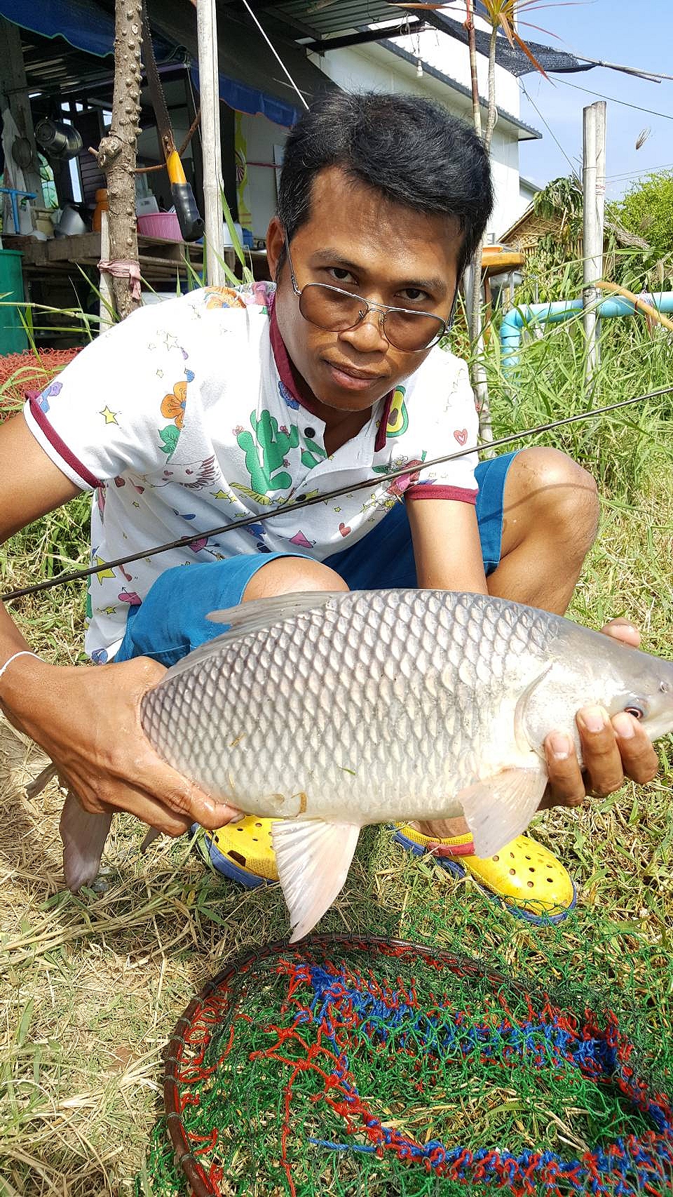 ปลาบึกไซด์มันๆ ณ.บ่อ JJS Fishing พานทอง ชลบุรี