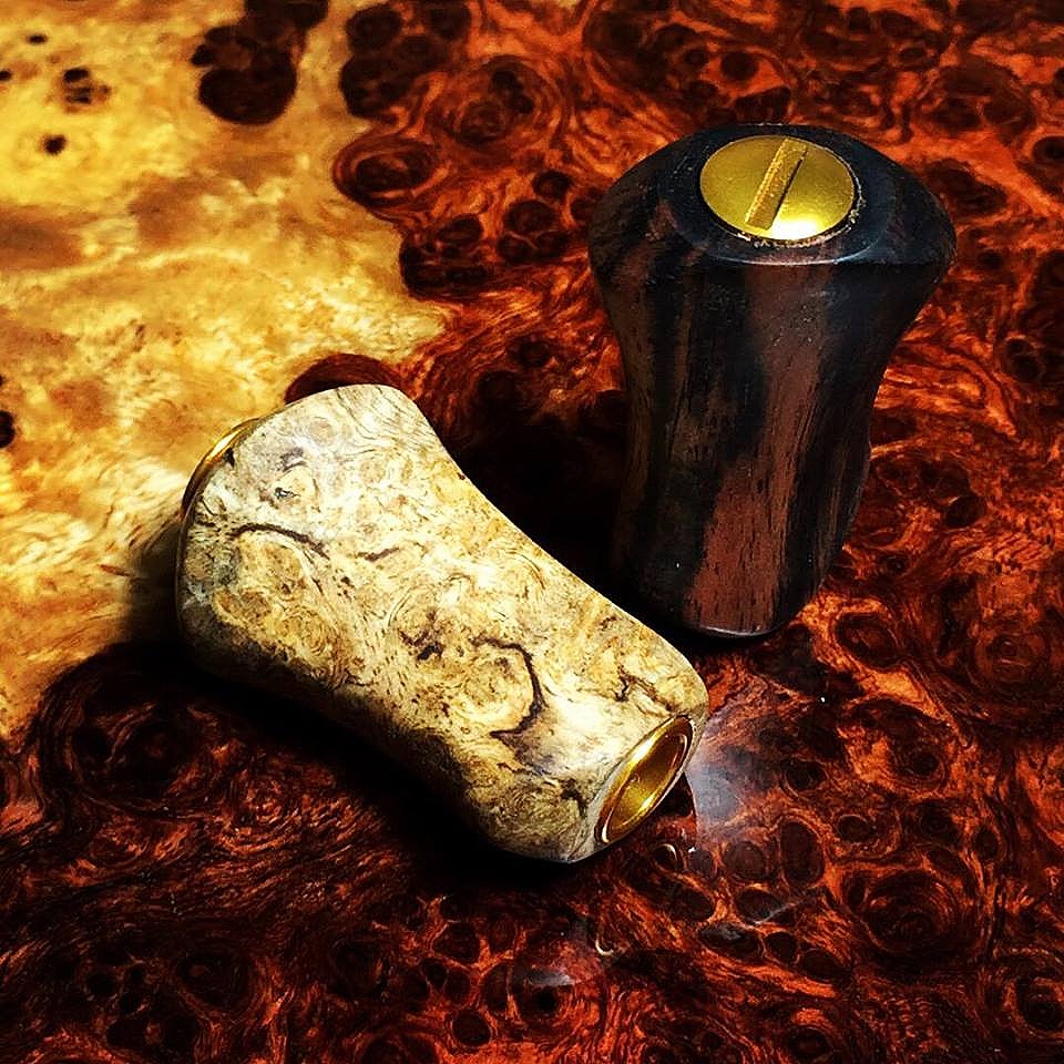 ลองฝึกทำน็อปไม้แบบบิดซ้าย Thailand handmade Wood by witbang