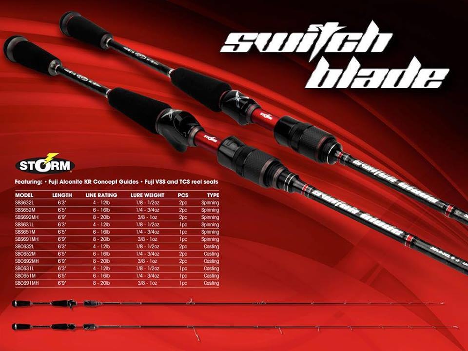 เลือกอันไหนดีครับ คันสปิน LITO CARITA UL 2016 กับ STORM SWITCH BLADE 