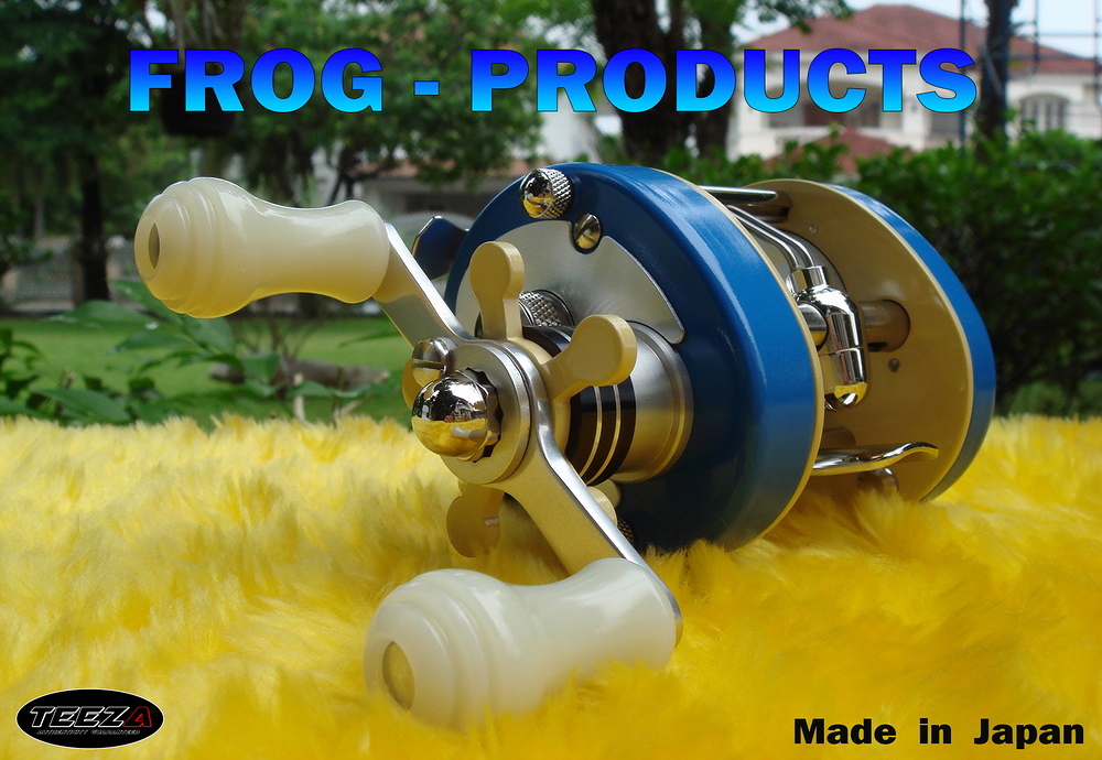 ***  TEEZA  ***  Show  !!  FROG  PRODUCTS  (  BLUE  )  Made  in  Japan  !!