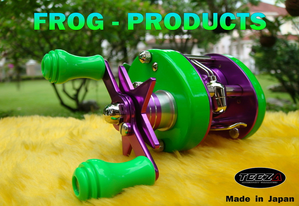 ***  TEEZA  ***  Show  !!  FROG  PRODUCTS  (  GREEN  )  Made  in  Japan  !!