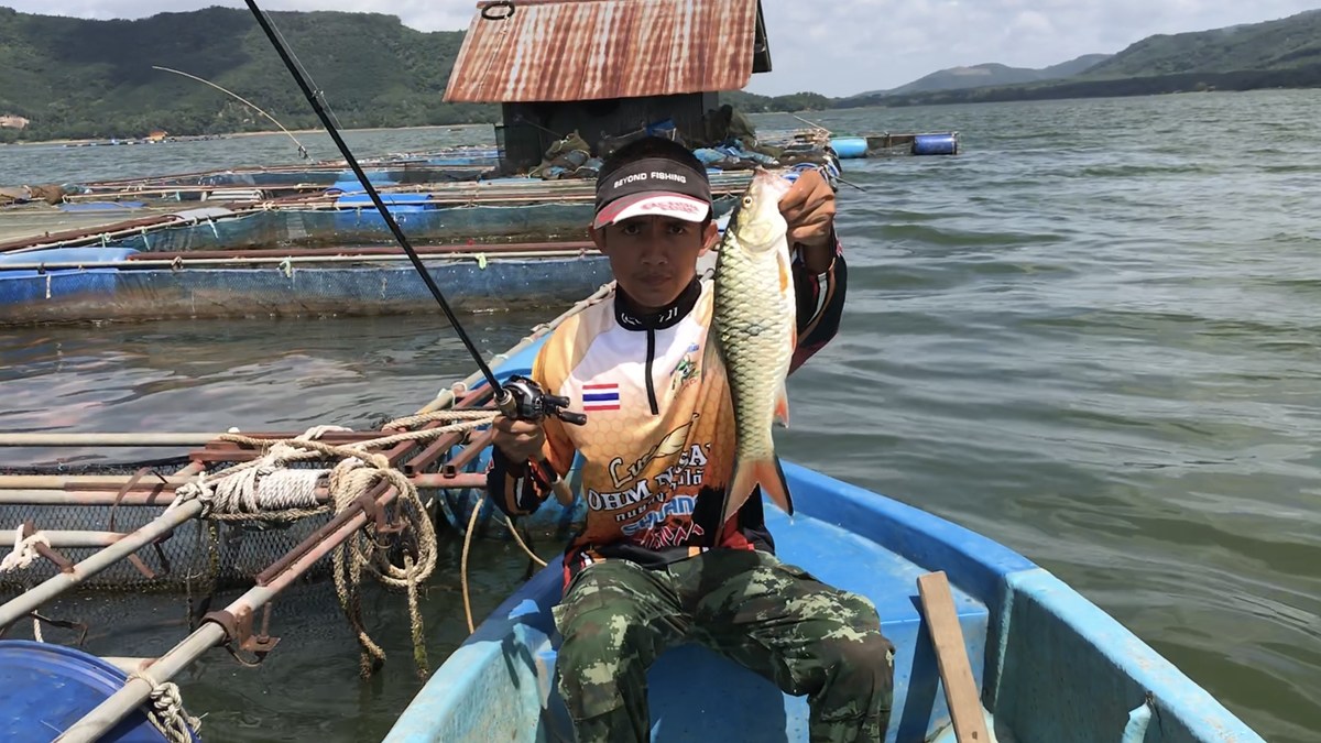 ตกปลากนะสูบอ่างเก็บน้ำคลองกะทูน
