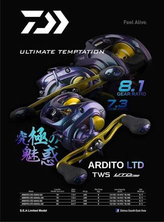 Daiwa 18 ARDITO 100HSL-LTD