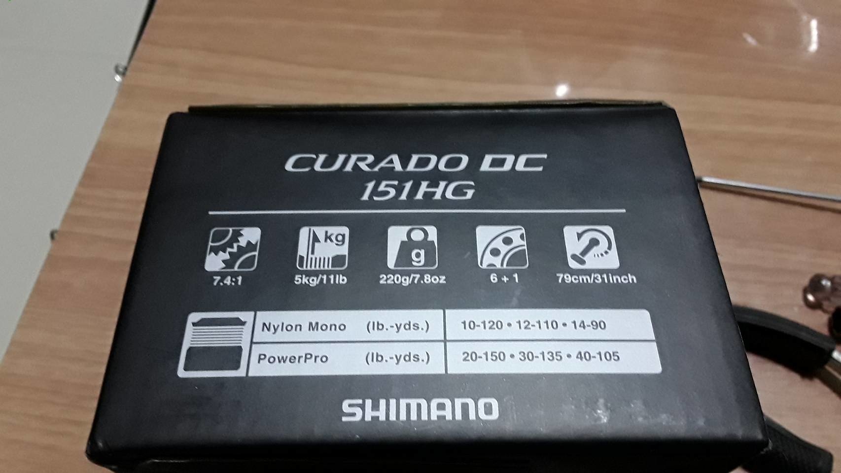 ขอสนก่อนเลย shimano curado 151 HG DC