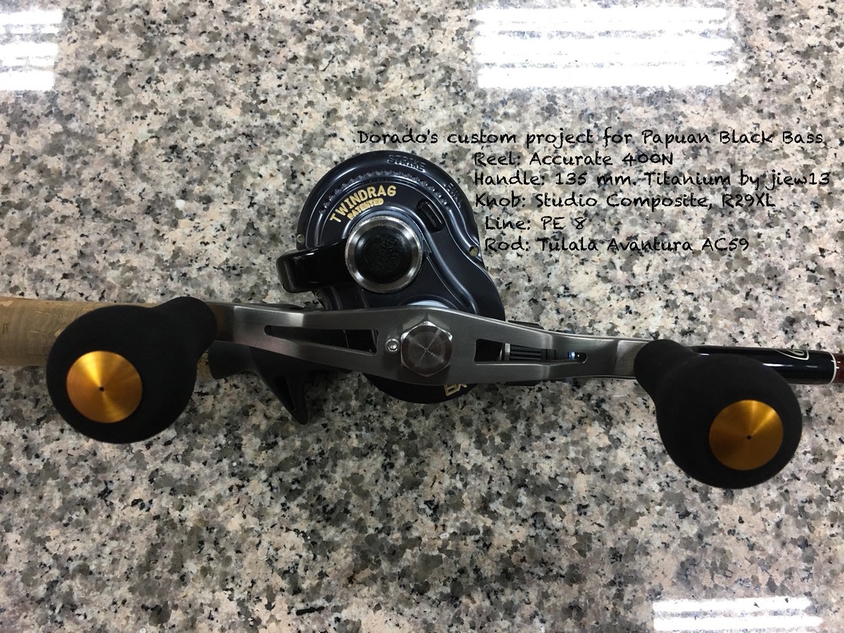 แขน TITANIUM หนา4mm Accurate 400N-600N ยาว 135mm เสา TYPE B