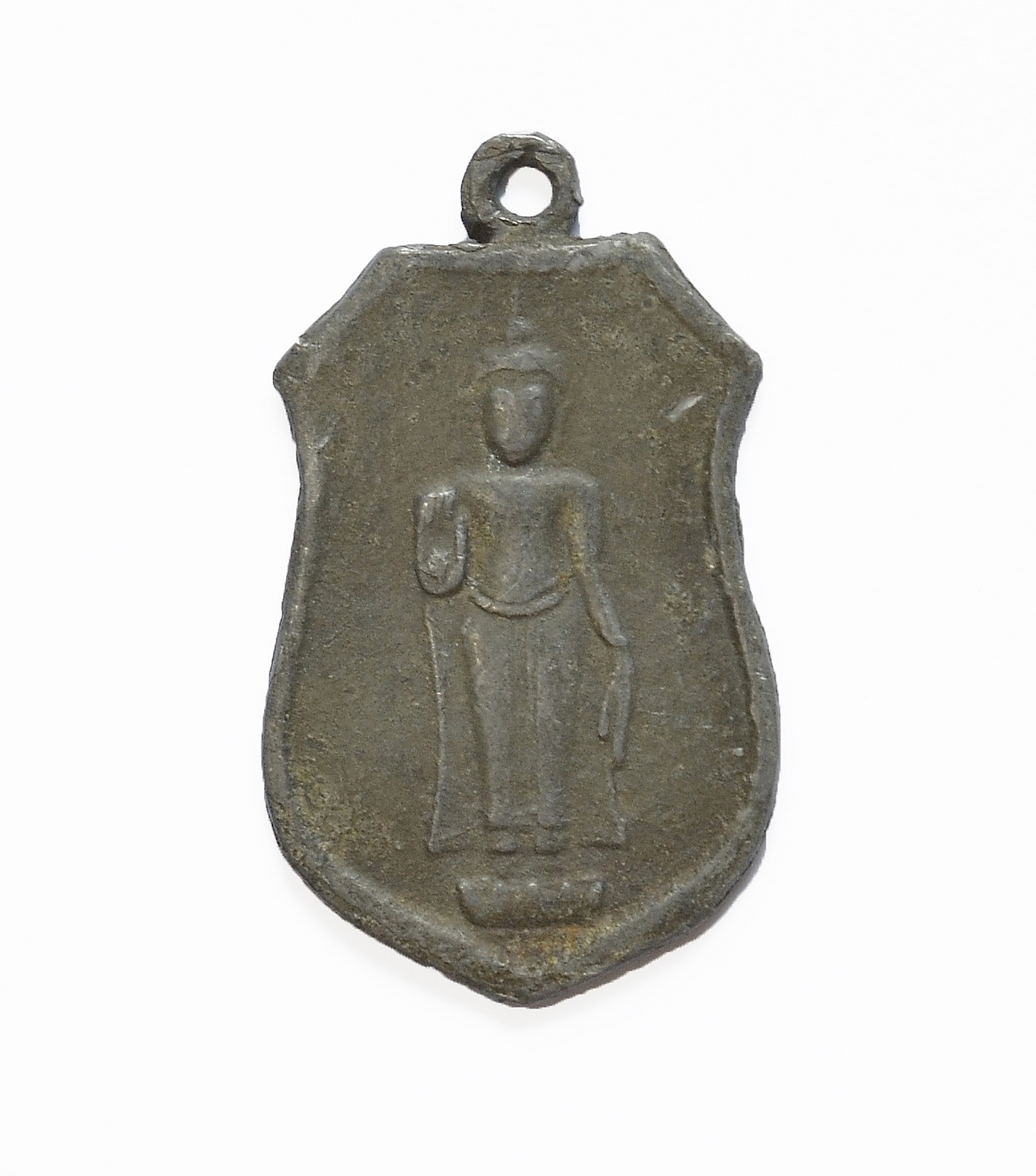 เหรียญเสมาหลวงพ่อธรรมจักรเศียรโต ปี 2461 