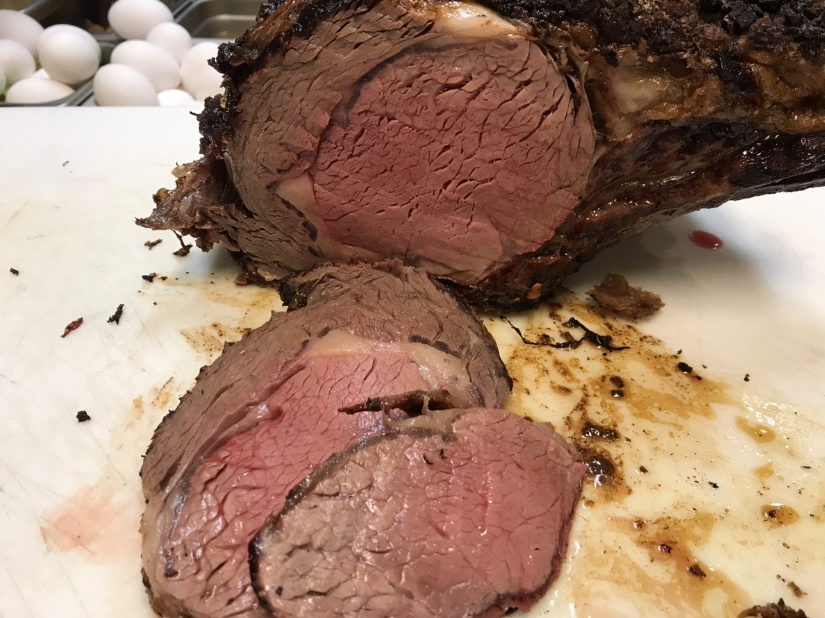 GARLIC BUTTER HERB PRIME RIB ROAST 