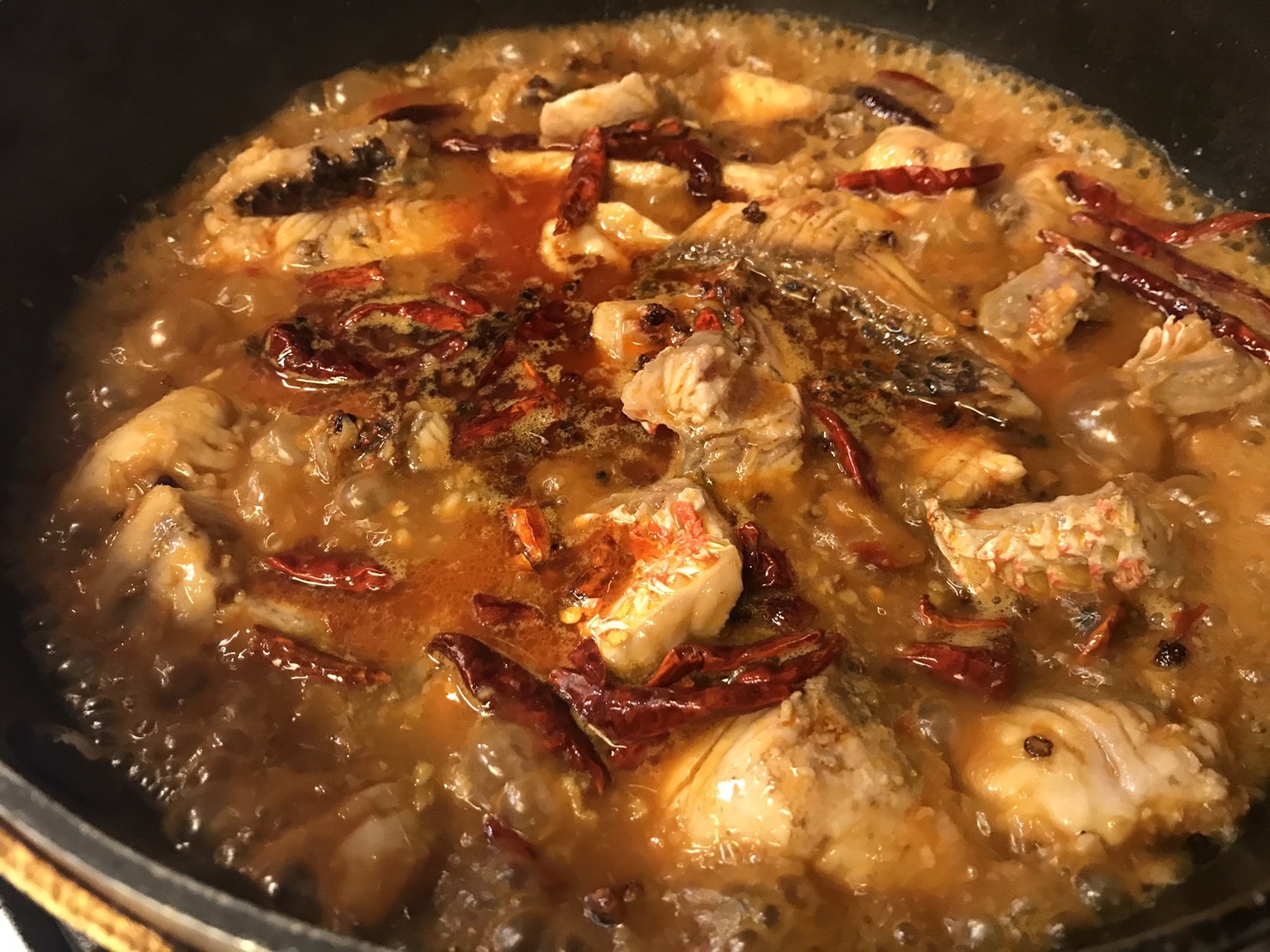 Sichuan boiled fish (Shui Zhu Yu, 水煮鱼)
