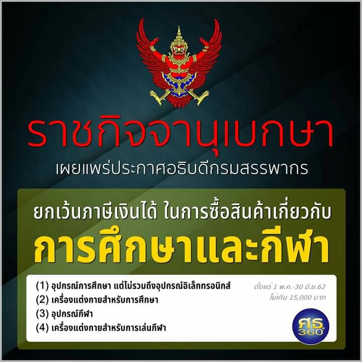 อุปกรณ์ตกปลาสามารถลดหย่อน15000ได้มั้ยครับ