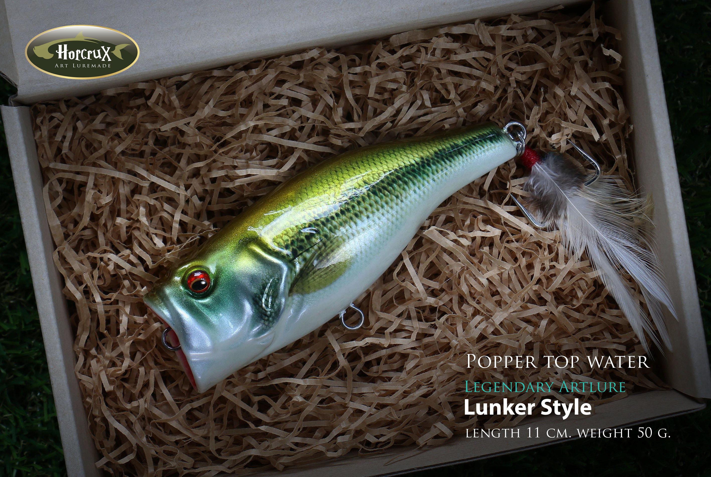 Popper legend : Lunker Style : Handmade Fishing Tackle