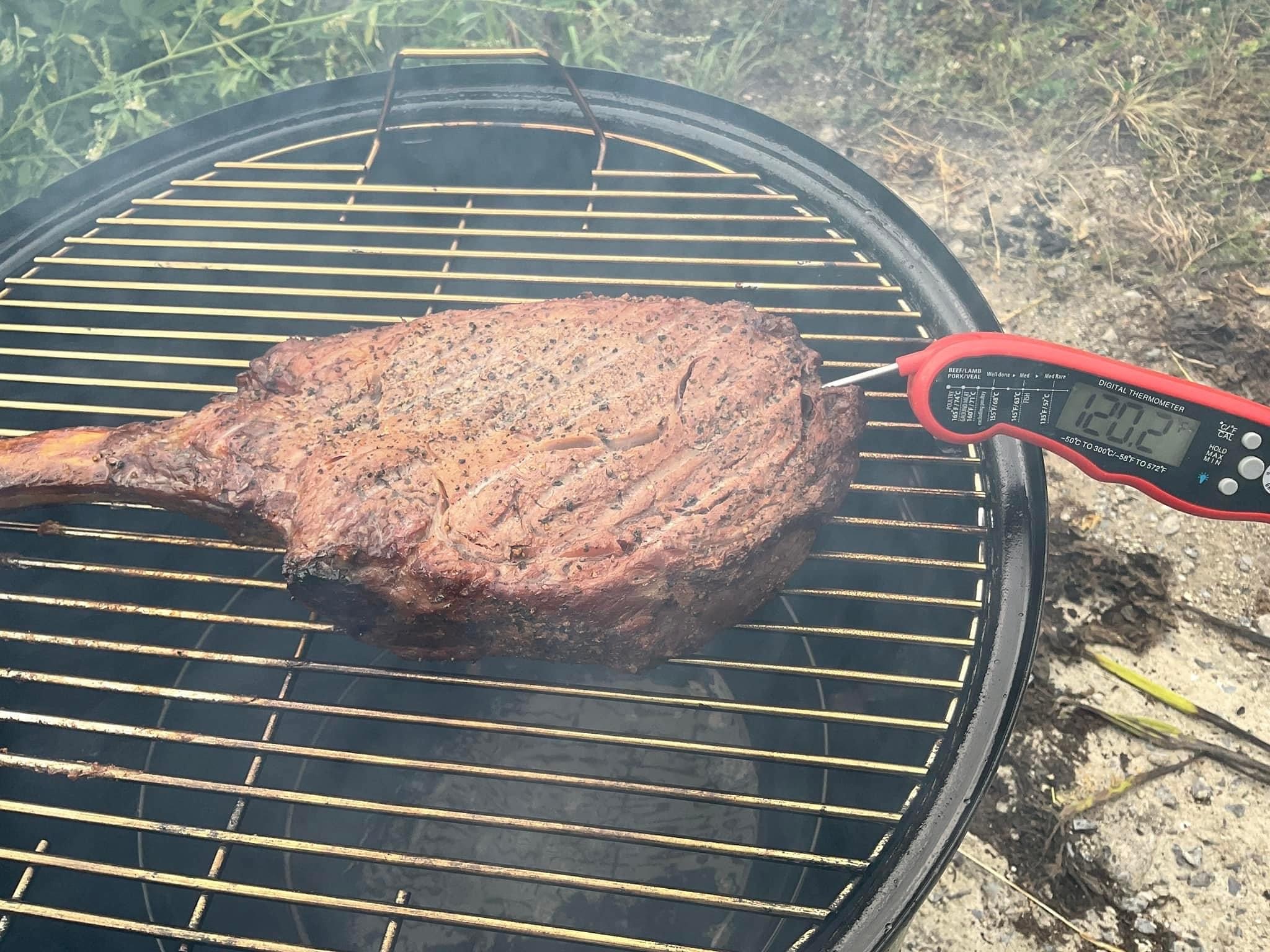 SMOKED TOMAHAWK STEAK