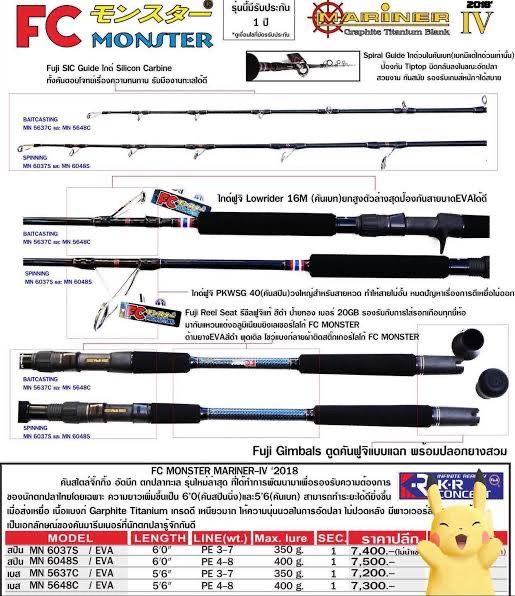 ขอคำแนะนำสายปลาบึกครับ FC Monster Mariner4 