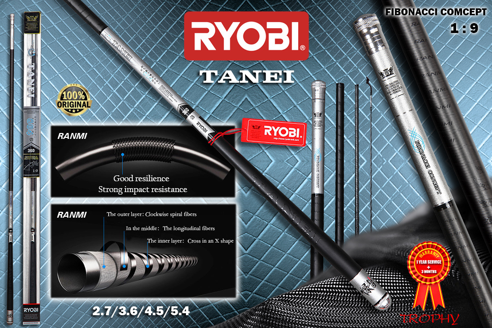 [u][b]คันชิงหลิว TANEI (Competition Grade)[/b][/u]

คันชิงหลิวรุ่นใหม่ล่าสุดจาก RYOBI ที่ออกแบบมาเ