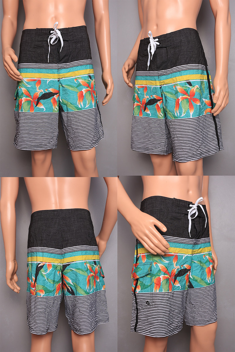 N1.กางเกงขาสั้น Men's MOSSIMO SUPLY Beach pant short 92% Polyester 8% Spandex

(ขนาดวัดจริง)  เอวก