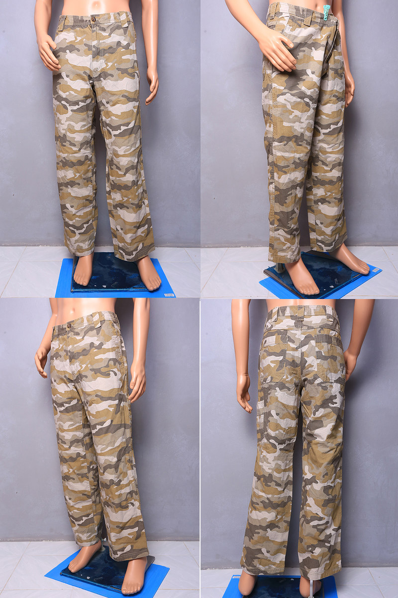 AA6. กางเกงขายาว Men's OUTDOOR LIFE Explore long pant 100% Cotton Size 36

สีและลวดลายตามภาพแสดง (