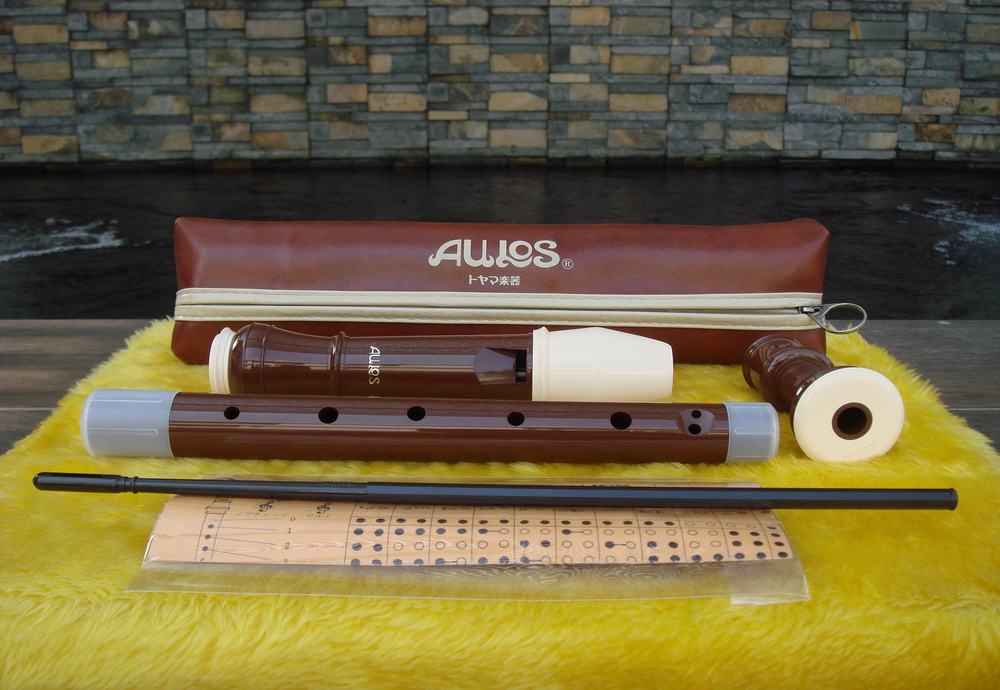 ขลุ่ย  AULOS  Made  in  Japan เสียงดี เพราะเป็นของแท้