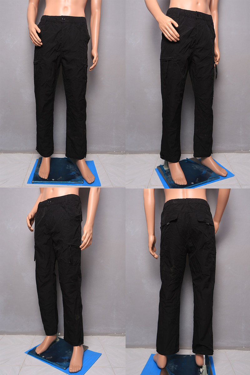 03.กางเกง OUTDOOR Men’s T400 Performance 70% Nylon 30% Polyester Size 30-35 

สีดำ (ขนาดวัดจริง) ร