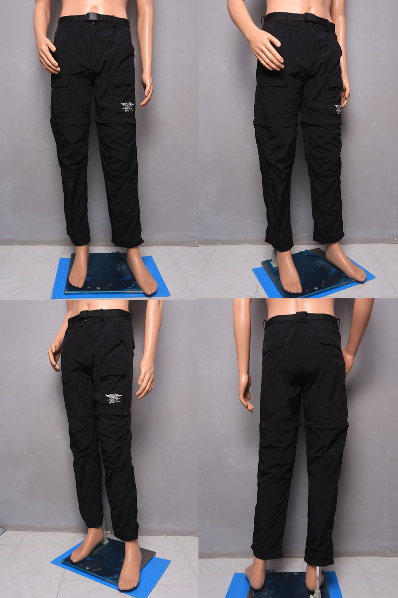  [s]09.กางเกง OUTDOOR Men’s ERIKA -SEA  100% Nylon Size 28-36  สีดำ (ขนา