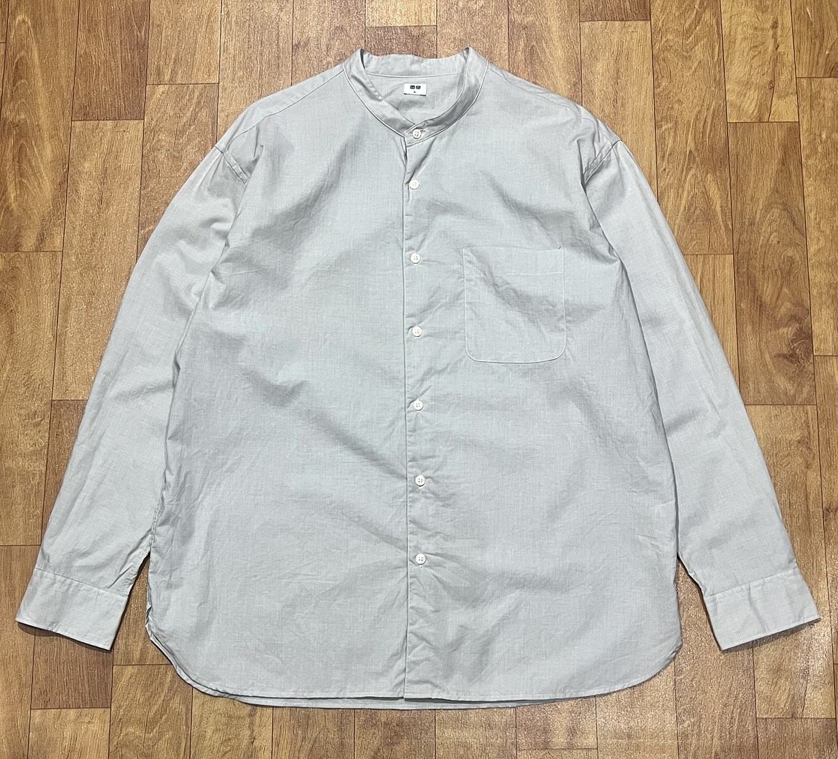 เสื้อ Uniqlo Extra Fine Cotton Broadcloth Long Sleeve Shirt