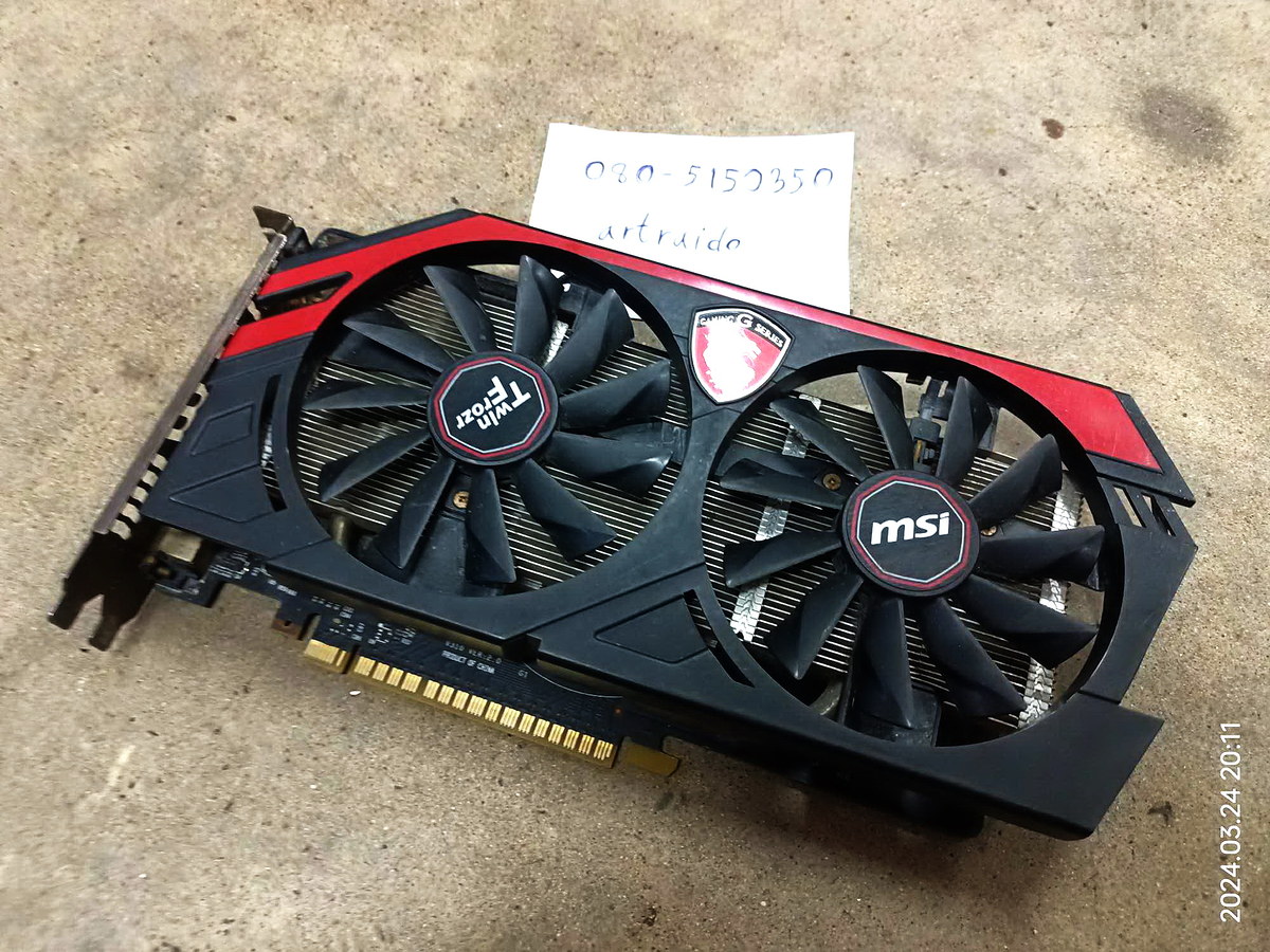 MSI GTX750 N750-TF-1GB DDR5 OC มือสองสภาพดี ใช้งานได้ปกติทุกอย่างครับ