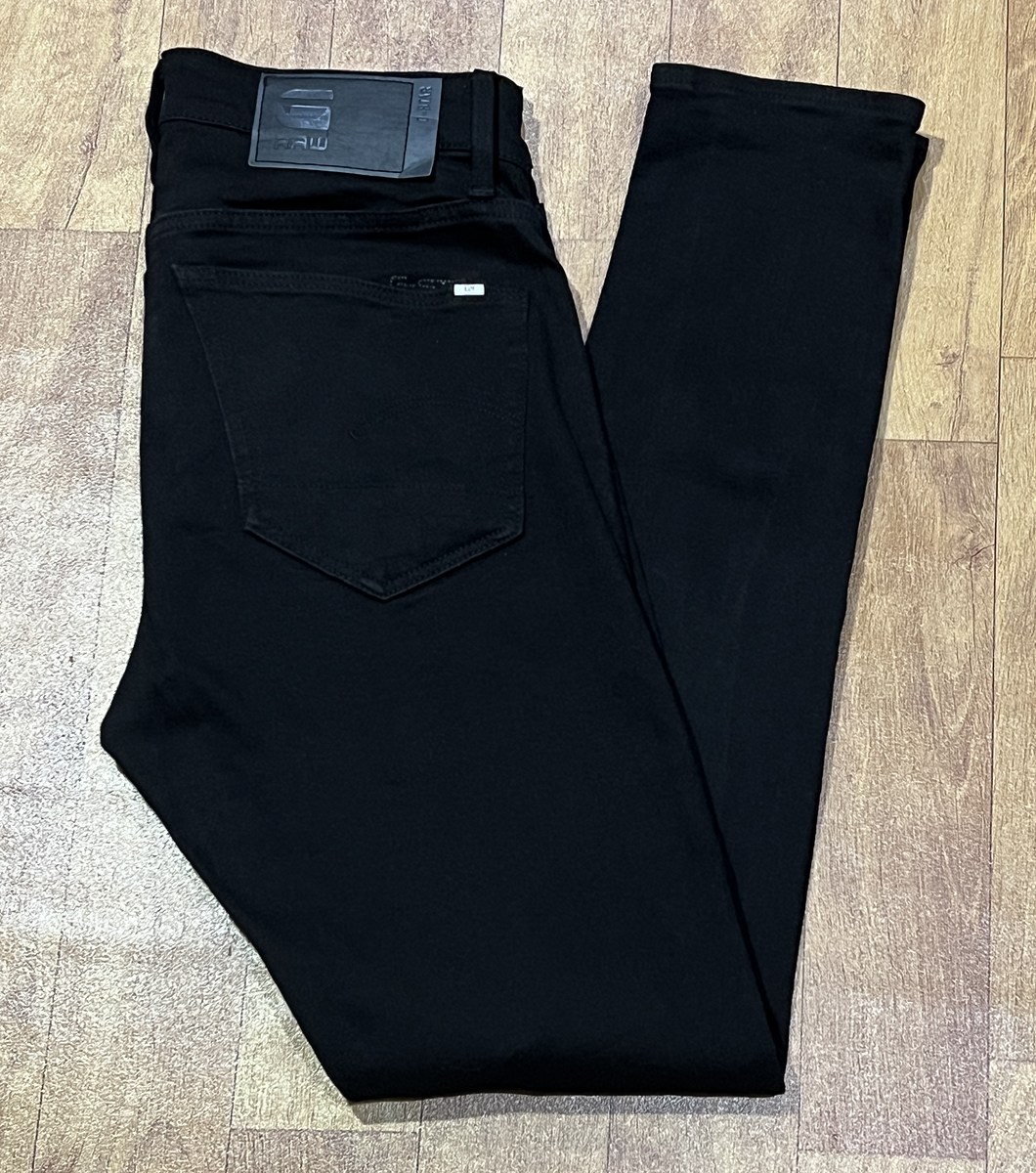 กางเกง G-STAR 3301 BLACK JEANS 