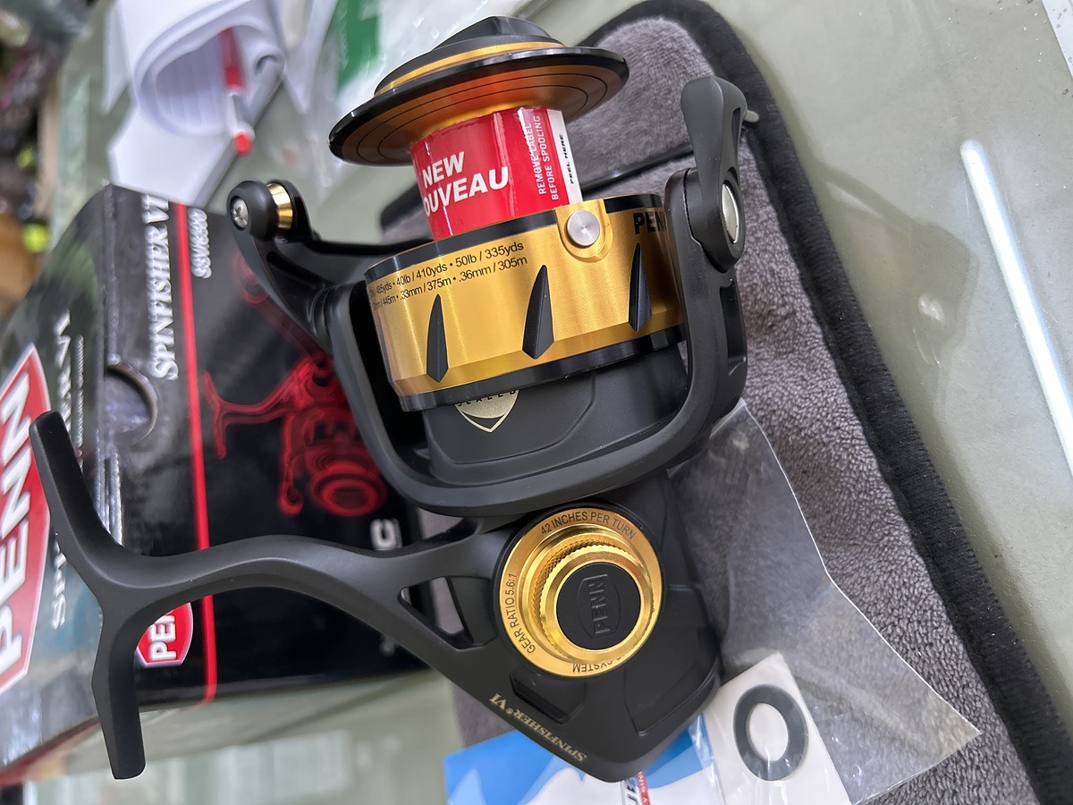 Penn Spinfisher VI
ssvi6500 
รอกใหม่กล่องและอุปกรณ์ครบราคาพิเศษ